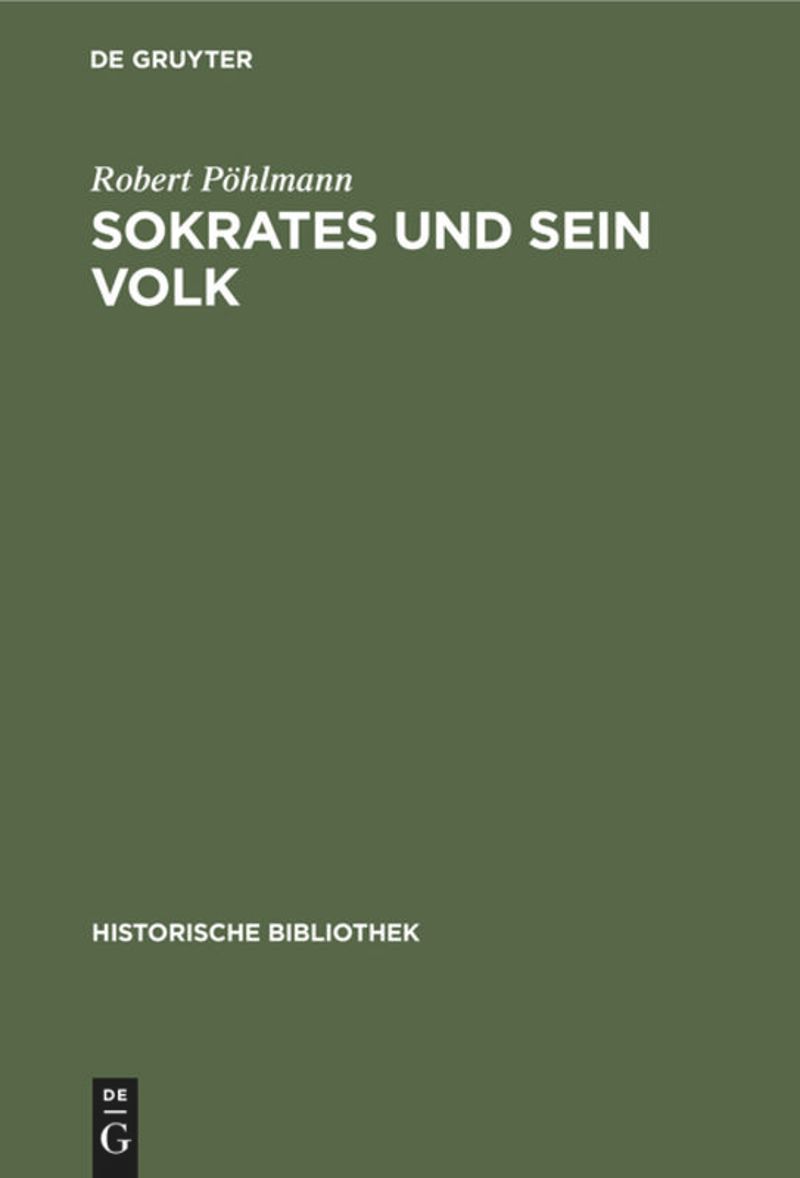 book: Sokrates und sein Volk