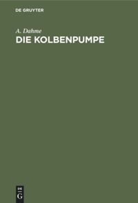 book: Die Kolbenpumpe