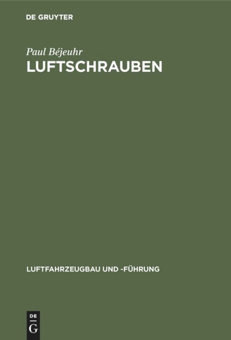 book: Luftschrauben