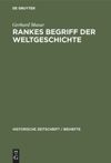 book: Rankes Begriff der Weltgeschichte