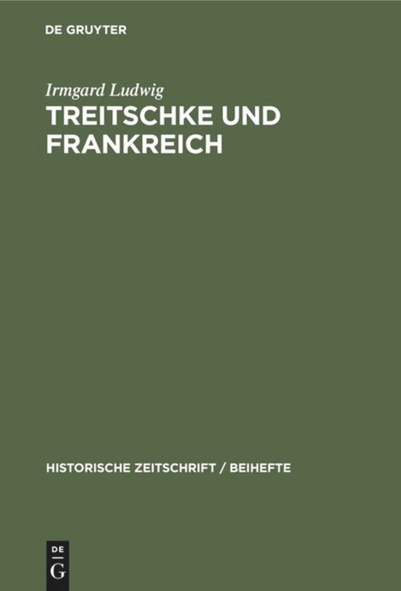 book: Treitschke und Frankreich