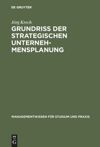 book: Grundriß der strategischen Unternehmensplanung