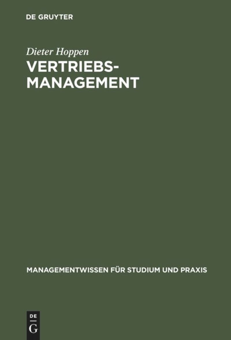 book: Vertriebsmanagement