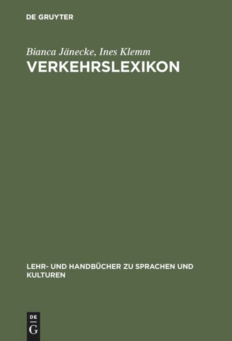 book: Verkehrslexikon
