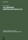book: Allgemeine Wirtschaftspolitik