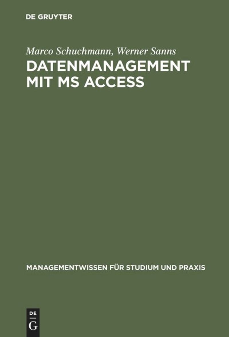 book: Datenmanagement mit MS ACCESS