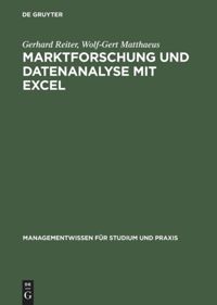 book: Marktforschung und Datenanalyse mit EXCEL