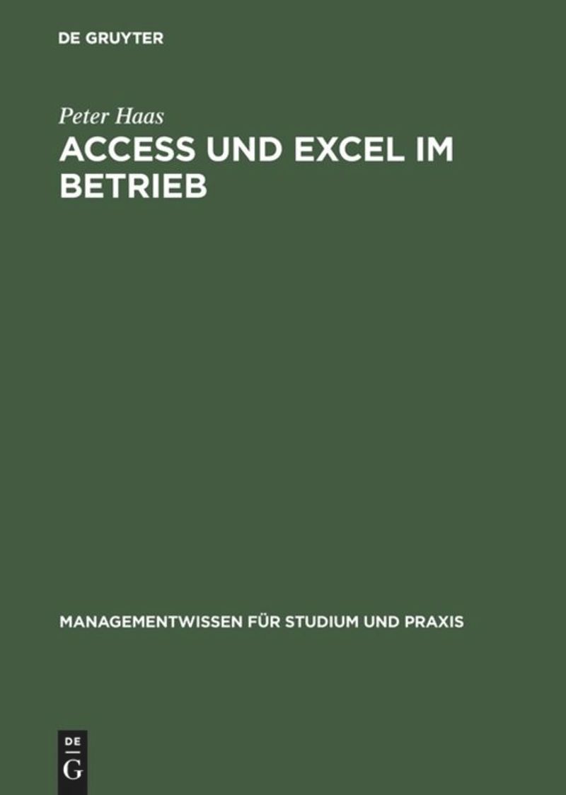 book: Access und Excel im Betrieb