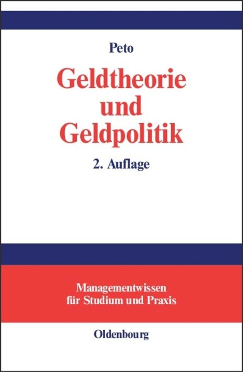 book: Geldtheorie und Geldpolitik
