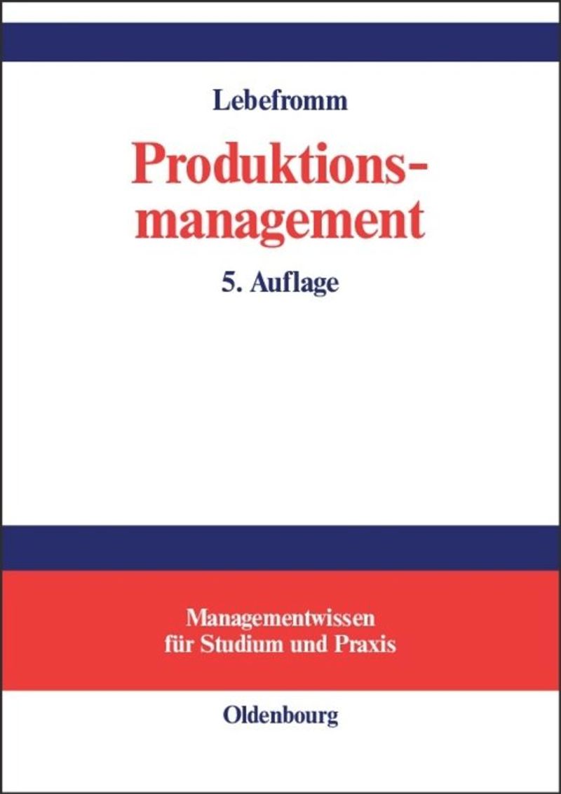 book: Produktionsmanagement