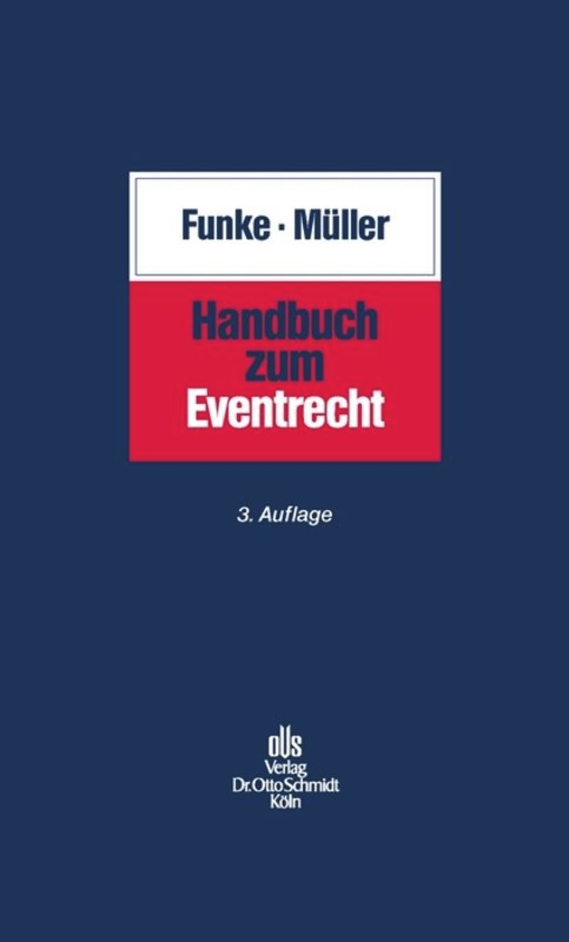 book: Handbuch zum Eventrecht
