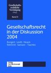 book: Gesellschaftsrecht in der Diskussion 2004