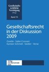 book: Gesellschaftsrecht in der Diskussion 2009