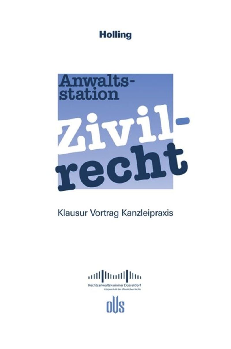 book: Anwaltsstation Zivilrecht