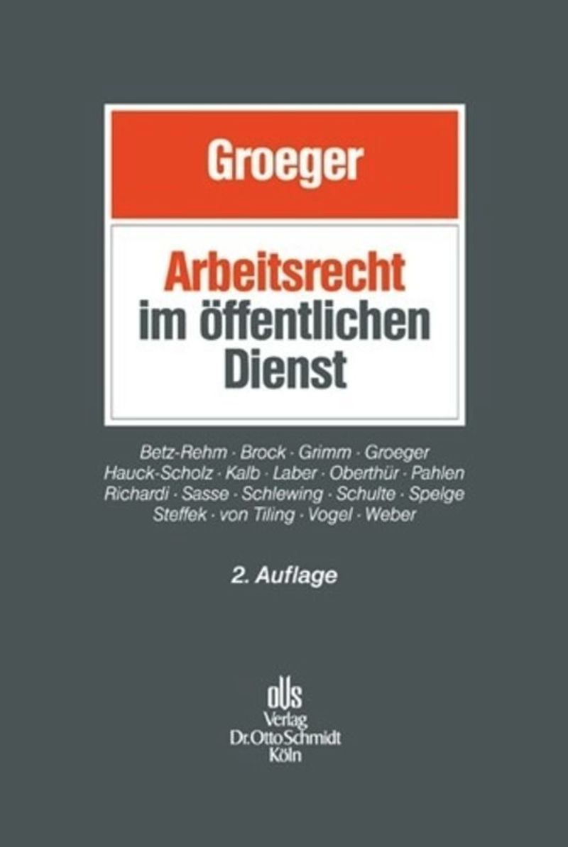 book: Arbeitsrecht im öffentlichen Dienst