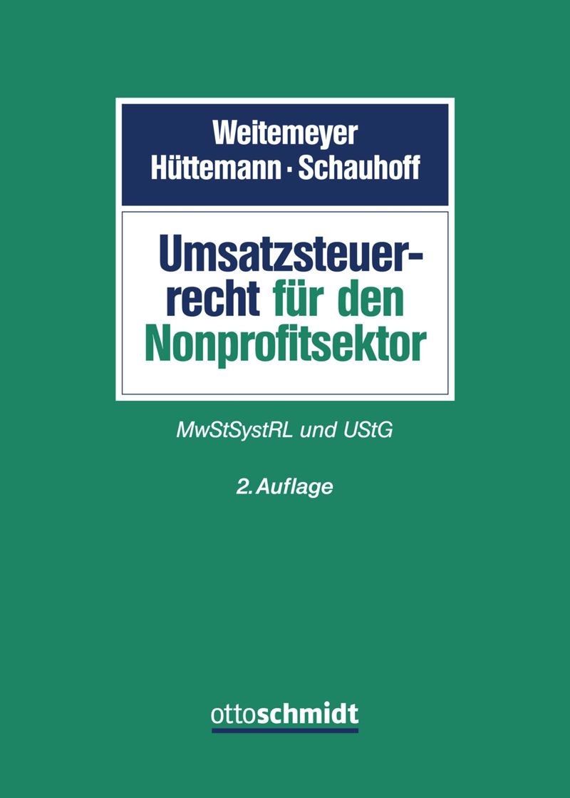 book: Umsatzsteuerrecht für den Nonprofitsektor
