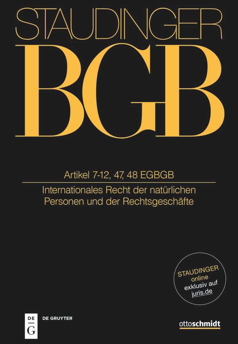 book: Artikel 7-12, 47, 48 EGBGB
