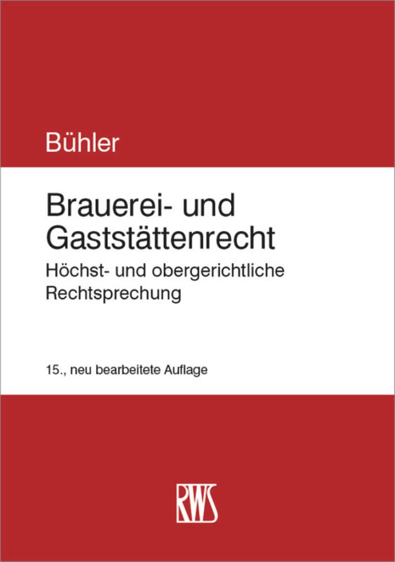 book: Brauerei- und Gaststättenrecht