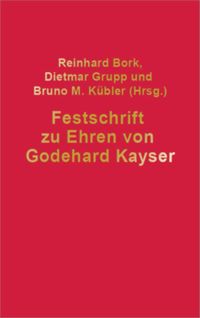 book: Festschrift für Godehard Kayser