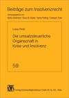 book: Die umsatzsteuerliche Organschaft in Krise und Insolvenz