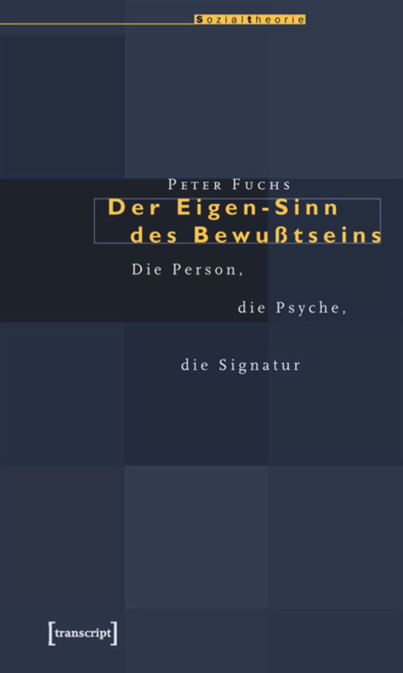 book: Der Eigen-Sinn des Bewußtseins