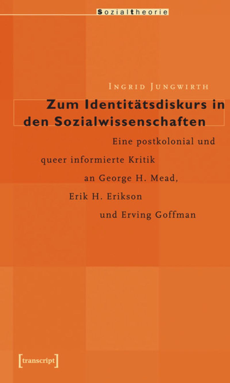 book: Zum Identitätsdiskurs in den Sozialwissenschaften