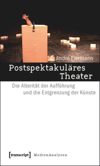 book: Postspektakuläres Theater