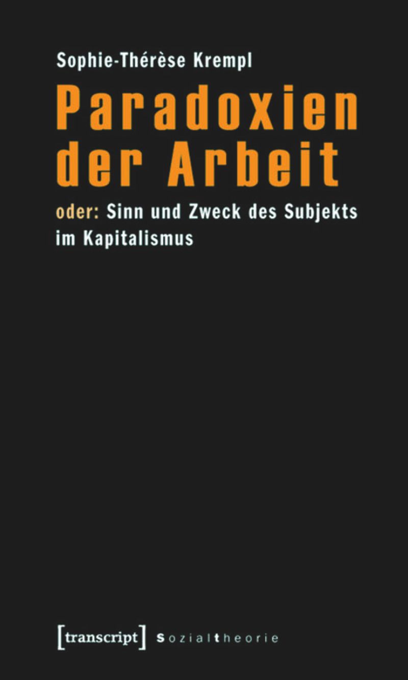 book: Paradoxien der Arbeit