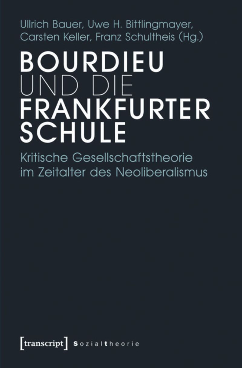 book: Bourdieu und die Frankfurter Schule