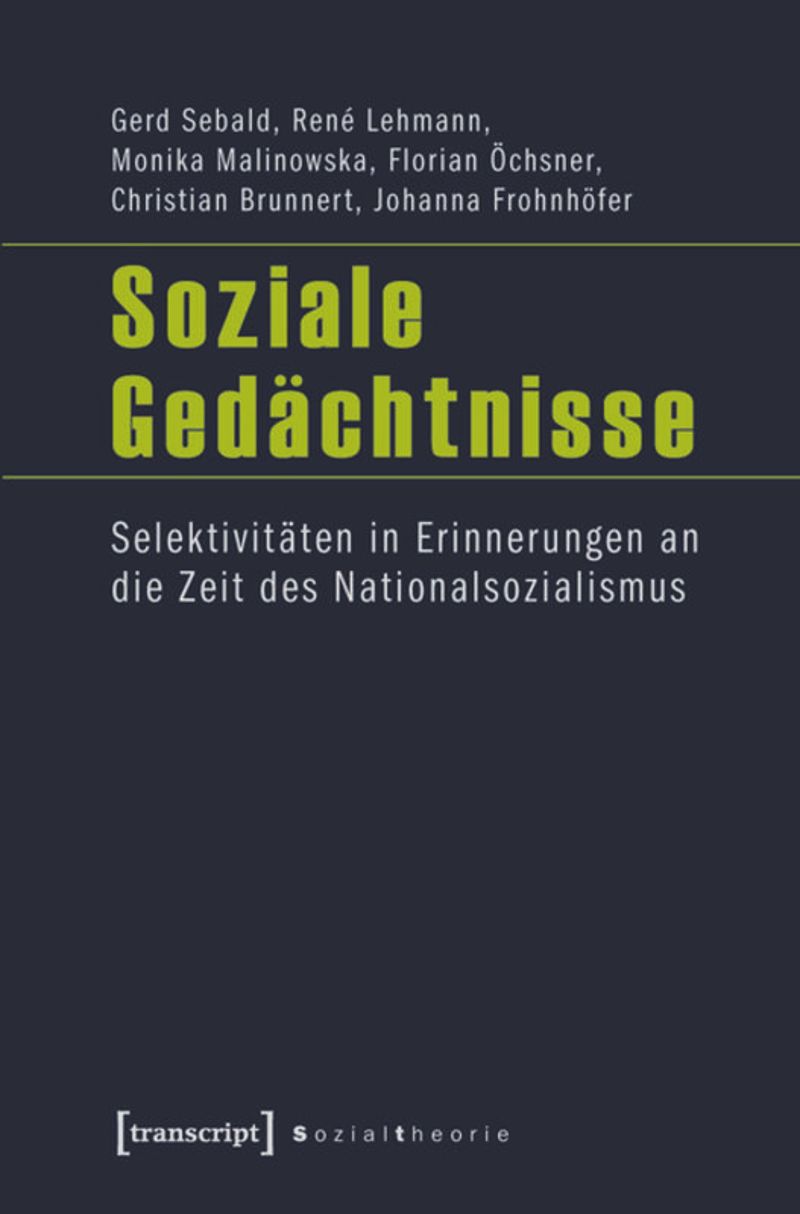 book: Soziale Gedächtnisse