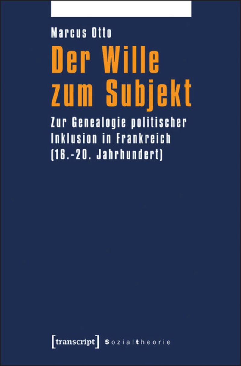 book: Der Wille zum Subjekt