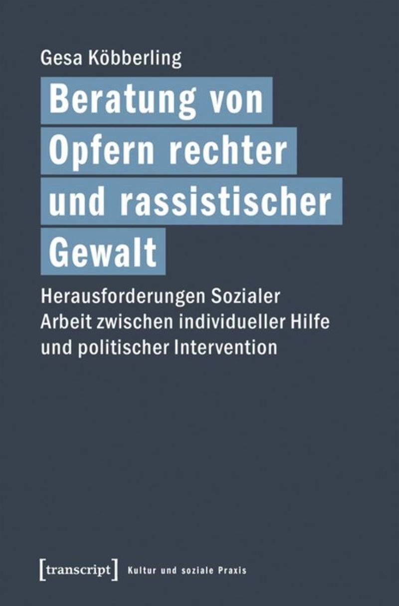 book: Beratung von Opfern rechter und rassistischer Gewalt