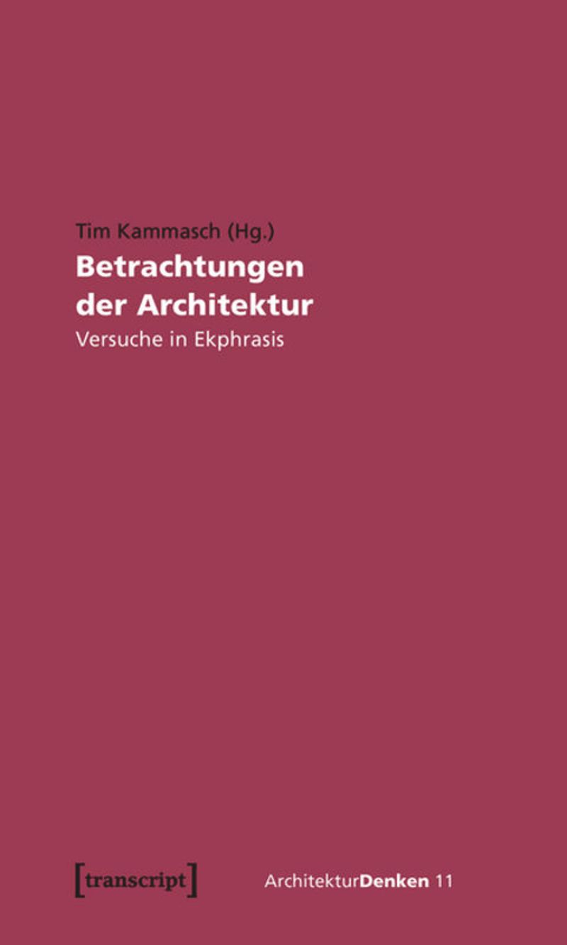book: Betrachtungen der Architektur