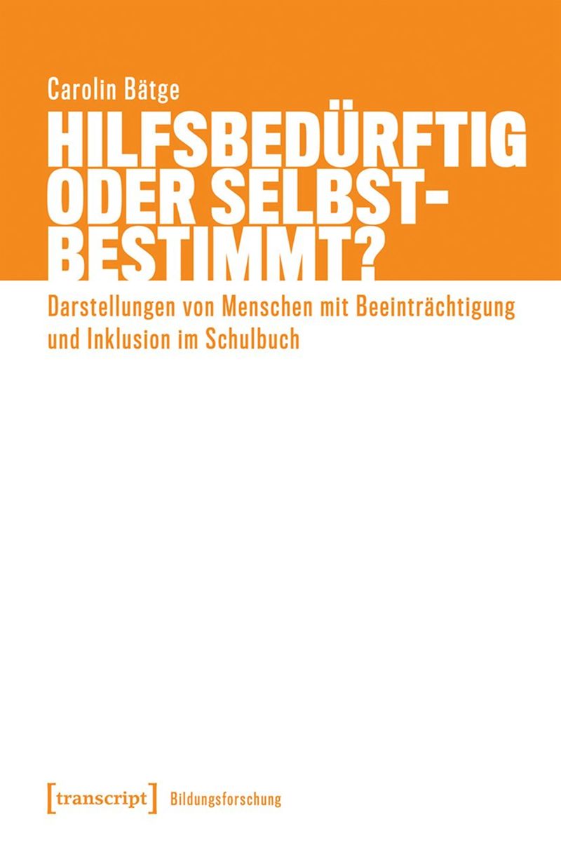 book: Hilfsbedürftig oder selbstbestimmt?