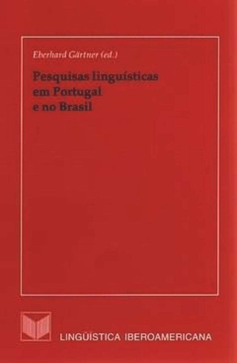 book: Pesquisas linguísticas em Portugal e no Brasil