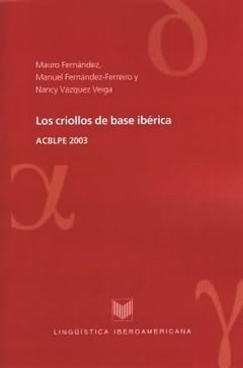 book: Los criollos de base ibérica