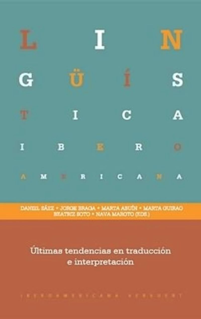 book: Últimas tendencias en traducción e interpretación