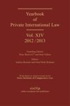 Volume XIV Yearbook of Private International Law