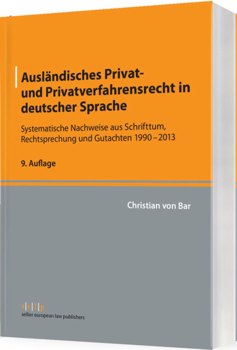 book: 1990-2013 Ausländisches Privat- und Privatverfahrensrecht in deutscher Sprache