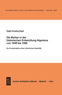 book: Die Berber in der historischen Entwicklung Algeriens von 1949 bis 1990