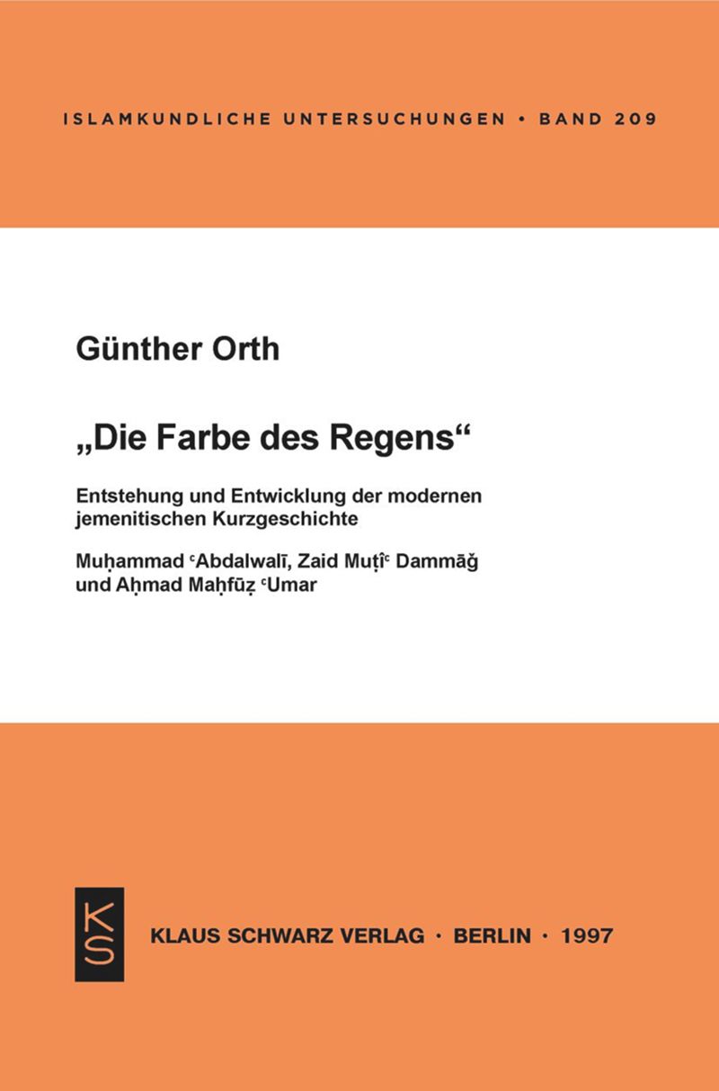 book: Die Farbe des Regens