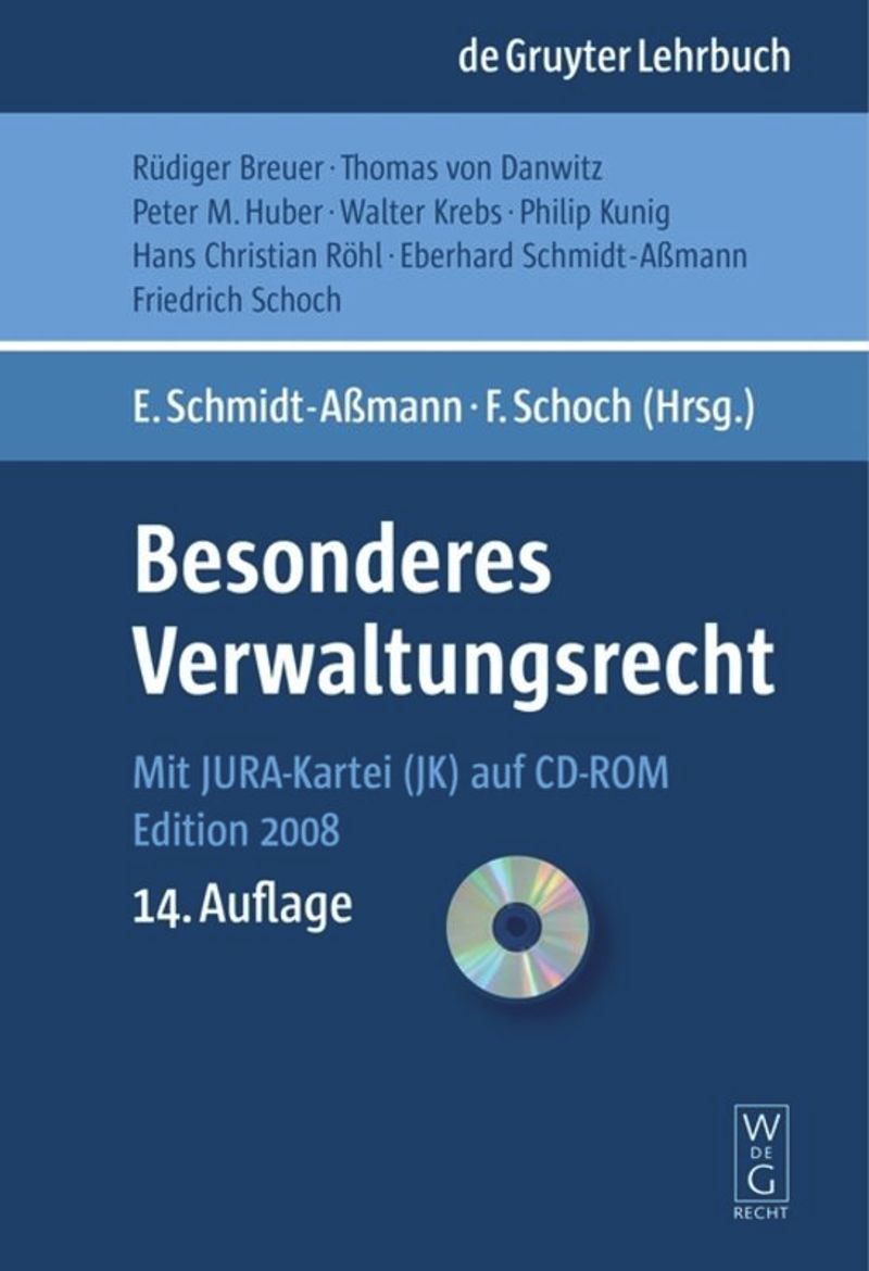 book: Besonderes Verwaltungsrecht