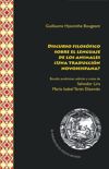 book: "Discurso filosófico sobre el lenguaje de los animales" en una traducción ¿novohispana?