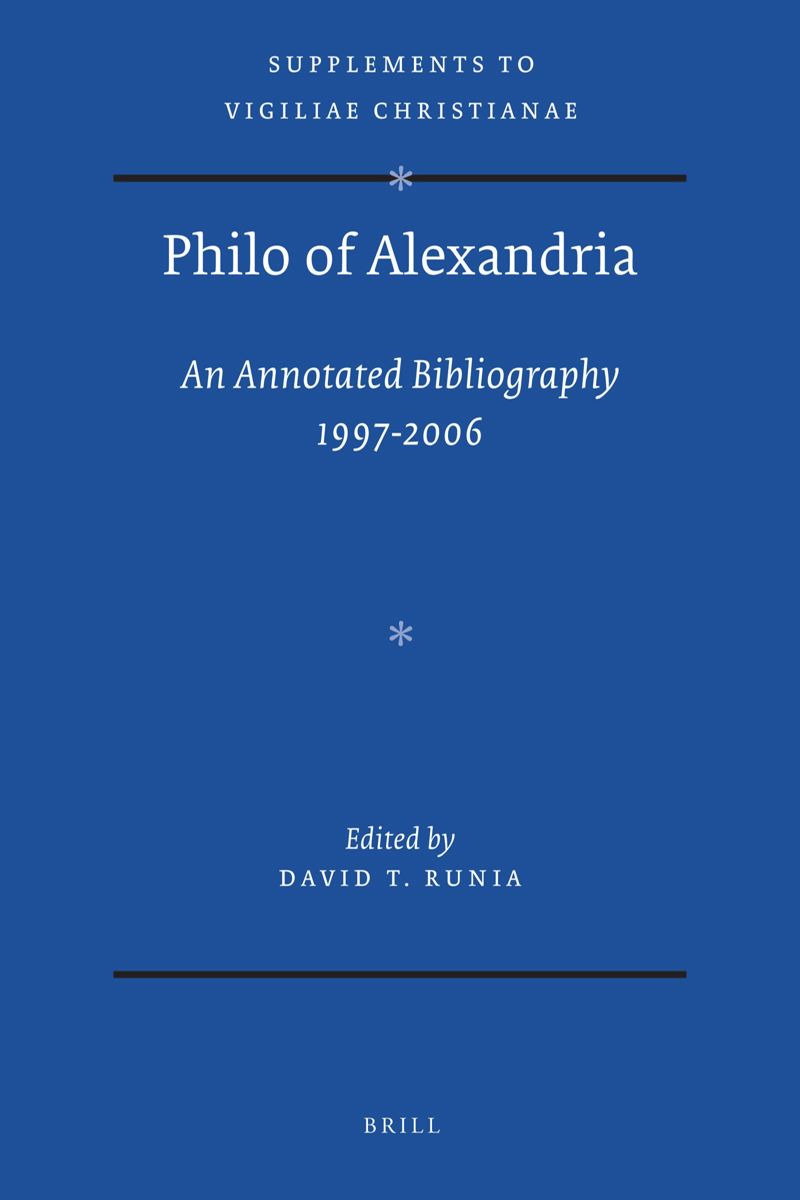 book: Philo of Alexandria