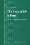 book: The Book of Job in Form