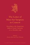 book: The Letter of Mara bar Sarapion in Context