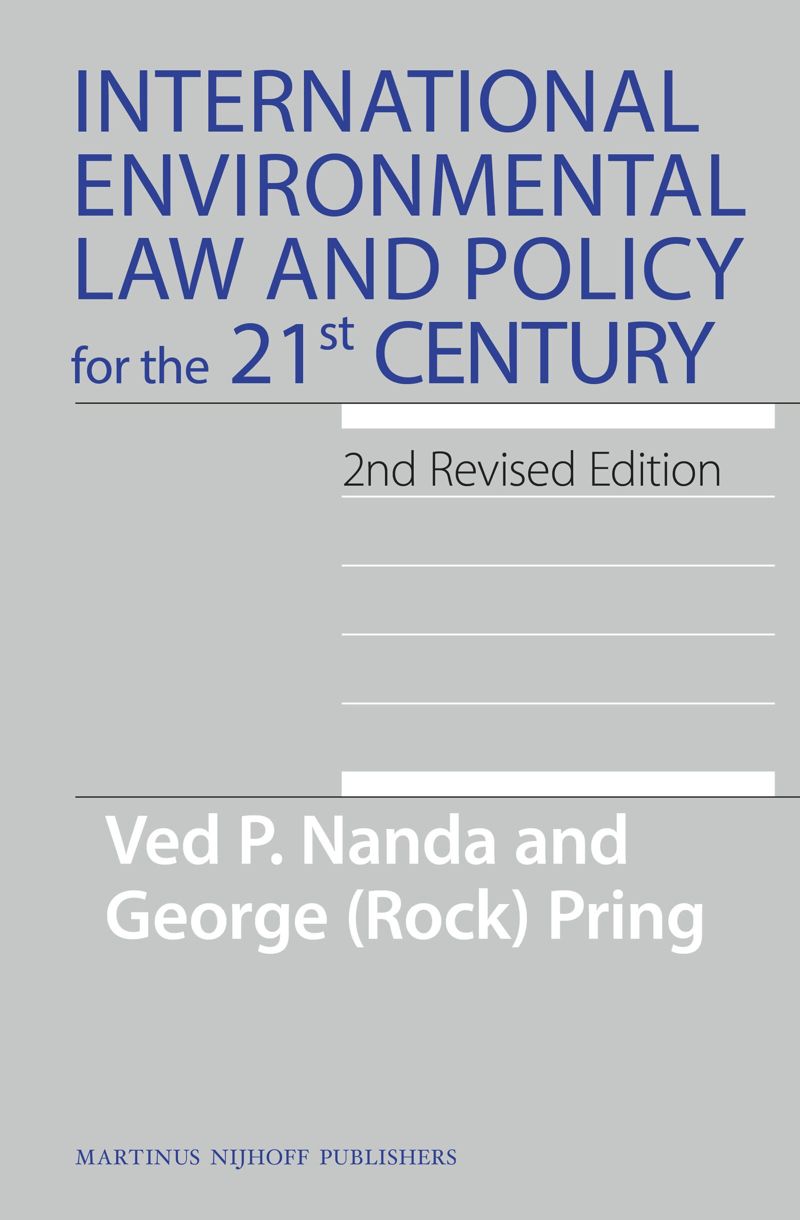 book: International Environmental Law and Policy for the 21st Century