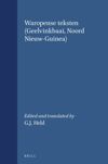 book: Waropense teksten (Geelvinkbaai, Noord Nieuw-Guinea)