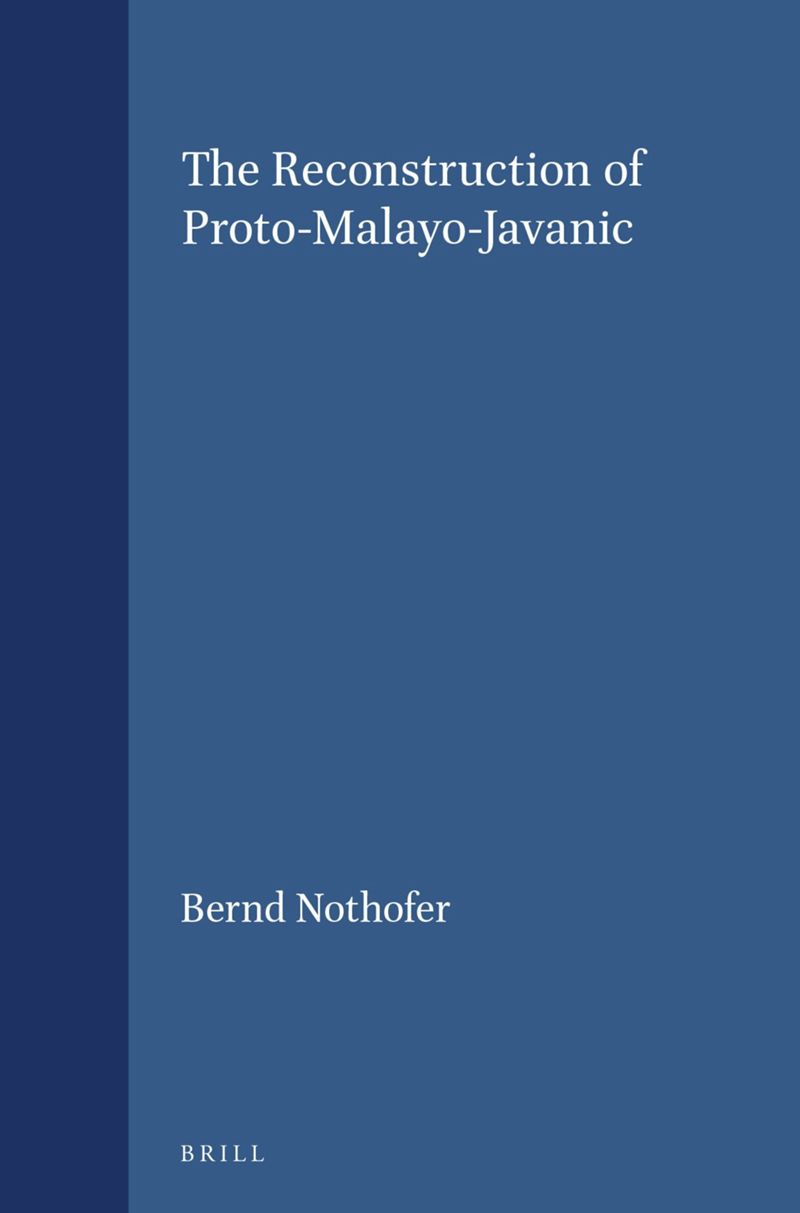 book: The Reconstruction of Proto-Malayo-Javanic
