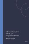 book: Echoes and Imitations of Early Epic in Apollonius Rhodius